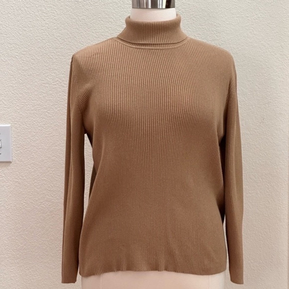 Appleseeds 2X brown t-neck sweater